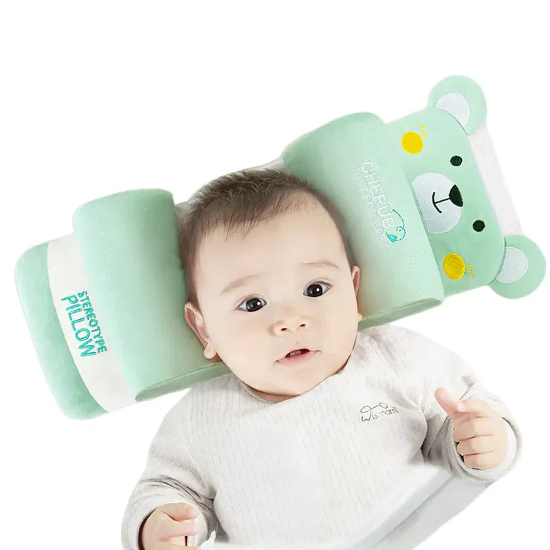 Ergonomic Baby Head Shaping Support Pillow – Prevent Flat Head